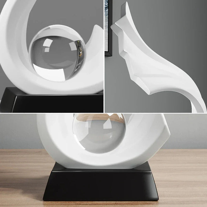 Ornamento Ondas do Mar Canto Decor