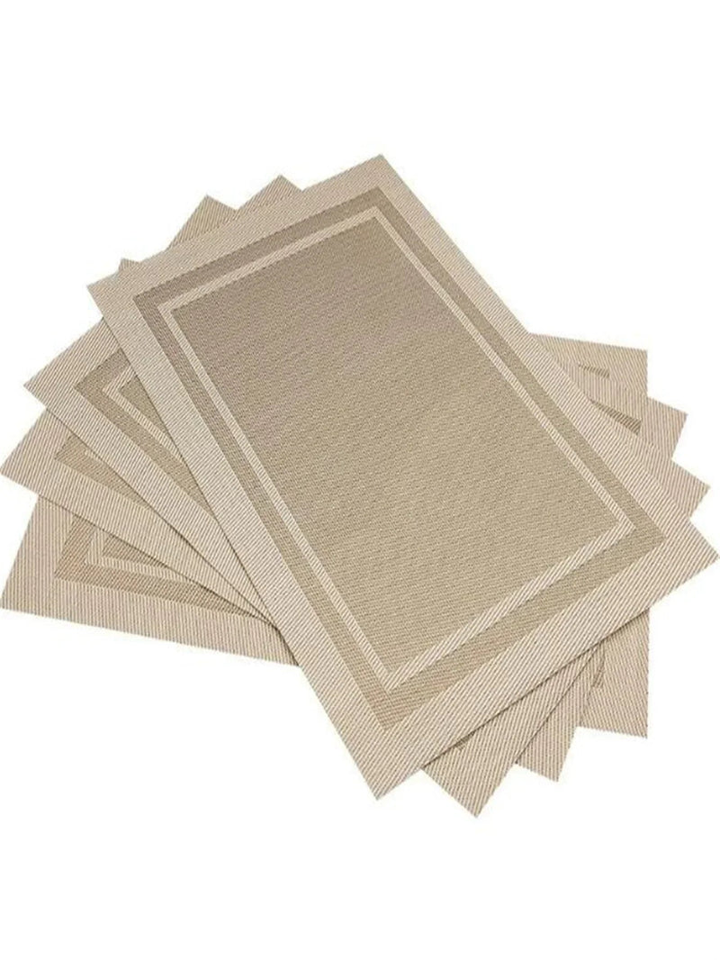 Jogo Americano Retangular em PVC – Sofisticação e Praticidade para Sua Mesa Canto Decor