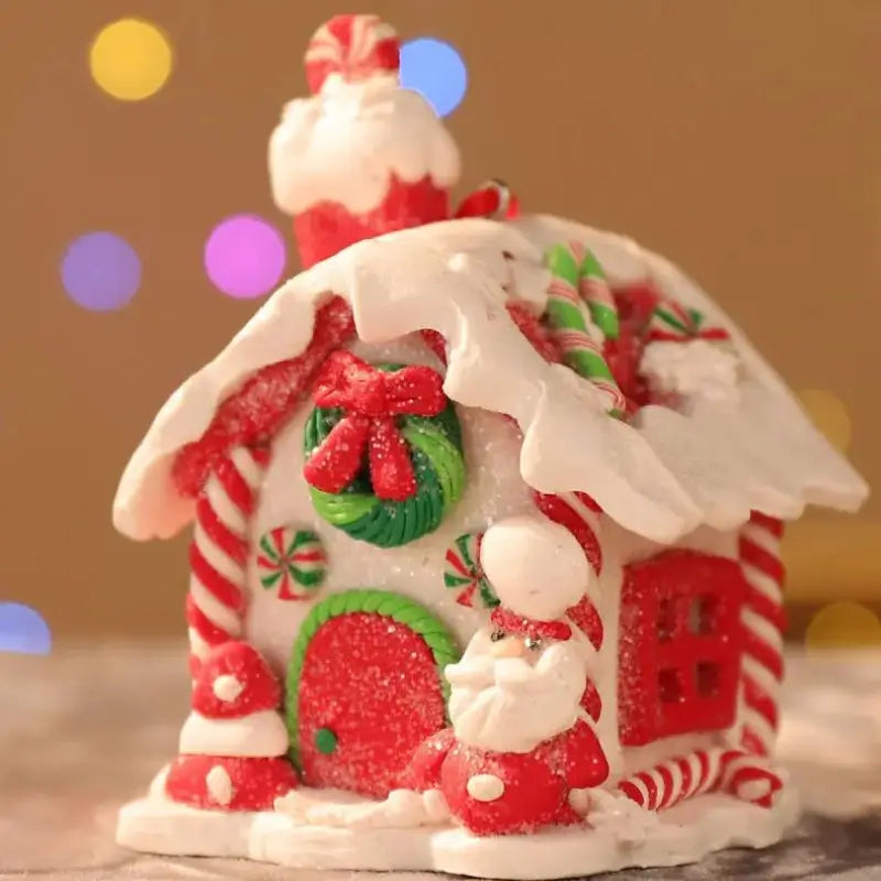 Pingente Casinha Iluminada para Árvore de Natal | Canto Decor Canto Decor