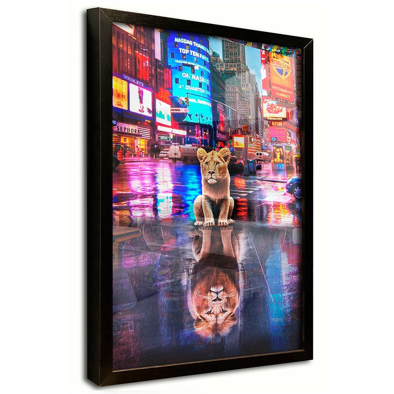 Quadro Decorativo Sem Sorte Tudo Trabalho V2265