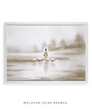 Quadro Para Sala Cristão: Jesus, o Pastor de Luz | Obra Espiritual Decorativa - Arte 4K Decore PAZ 🐑🕊️