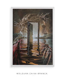 Quadro: Jesus, é o Caminho, a Verdade e a Vida | Inspirado em João 14:6 – Arte Cristã 4K Decore PAZ 🙌🏼🚪