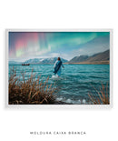 Quadro Decorativo: Jesus sobre o mar e a Aurora Boreal | Decore Paz 4K 🙏🏼🏞️