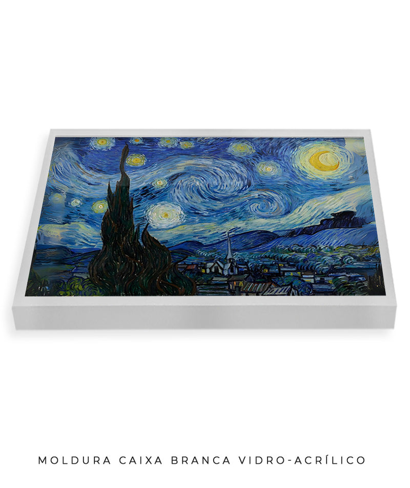 A noite estrelada - Pintura de Vincent van Gogh | Alta resolução 4K 🌃✨