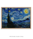 A noite estrelada - Pintura de Vincent van Gogh | Alta resolução 4K 🌃✨