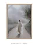 Quadro Minimalista: Caminhando com Jesus | Arte Cristã, alta resolução 4K - Autoria Própria 🙏🏼✨