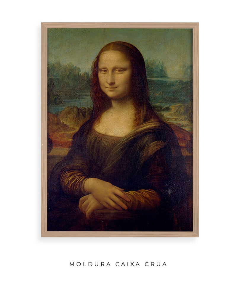 Quadro Decorativo Monalisa - Leonardo da Vinci 🖼️ | Arte Clássica e Elegante 4K - Decore PAZ