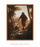 Quadro: A Ovelha Perdida – "Jesus Sempre Vai Te Amar" 🐑  | Quadro Decorativo 4k - Decore Paz