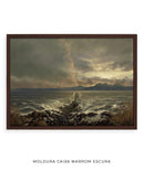 Mar Vermelho dividido: um passo de fé cria caminho no mar 🗺️🗾| Quadro Decorativo Representando a Bíblia - Decore PAZ Decore Paz