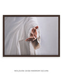 Quadro Decorativo: Sua mão me estendeu, Salmos 139:10 | Arte Cristã Exclusiva 4K Decore PAZ 🙏🏼