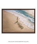 Quadro Cristão: Ele Me Guia em Águas Tranquilas | Salmo 23:2 – Arte Bíblica 4K Decore PAZ 🌊🐑