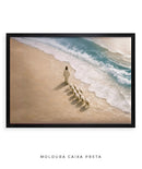 Quadro Cristão: Ele Me Guia em Águas Tranquilas | Salmo 23:2 – Arte Bíblica 4K Decore PAZ 🌊🐑