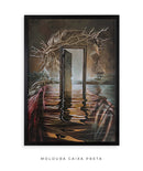 Quadro: Jesus, é o Caminho, a Verdade e a Vida | Inspirado em João 14:6 – Arte Cristã 4K Decore PAZ 🙌🏼🚪