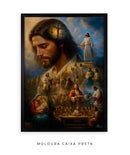 Quadro: A Jornada de Jesus | Arte Cristã, alta resolução 4K - Autoria Própria 🕊️🌊⛰️🙏🏼