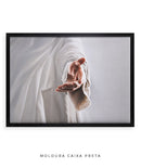 Quadro Decorativo: Sua mão me estendeu, Salmos 139:10 | Arte Cristã Exclusiva 4K Decore PAZ 🙏🏼