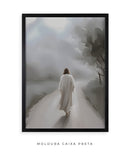 Quadro Minimalista: Caminhando com Jesus | Arte Cristã, alta resolução 4K - Autoria Própria 🙏🏼✨