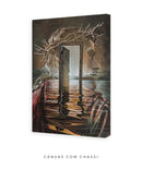 Quadro: Jesus, é o Caminho, a Verdade e a Vida | Inspirado em João 14:6 – Arte Cristã 4K Decore PAZ 🙌🏼🚪