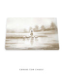 Quadro Para Sala Cristão: Jesus, o Pastor de Luz | Obra Espiritual Decorativa - Arte 4K Decore PAZ 🐑🕊️