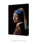 Quadro Decorativo Moça com Brinco de Pérola - Johannes Vermeer 🦪 | Arte Clássica 4K - Decore PAZ