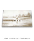 Quadro Para Sala Cristão: Jesus, o Pastor de Luz | Obra Espiritual Decorativa - Arte 4K Decore PAZ 🐑🕊️