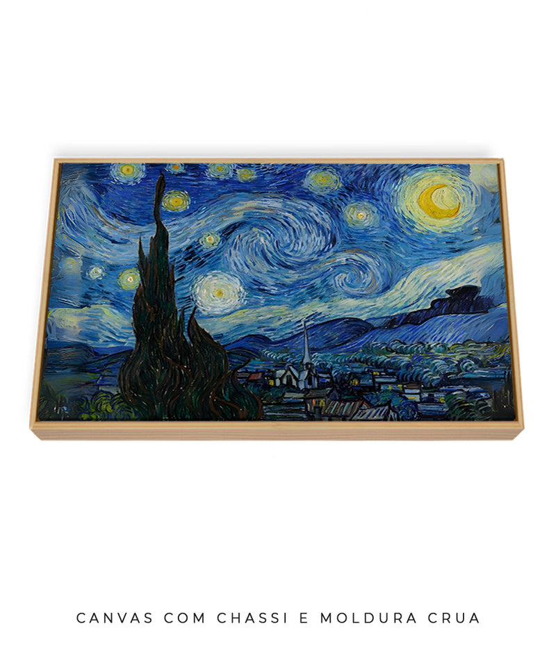 A noite estrelada - Pintura de Vincent van Gogh | Alta resolução 4K 🌃✨