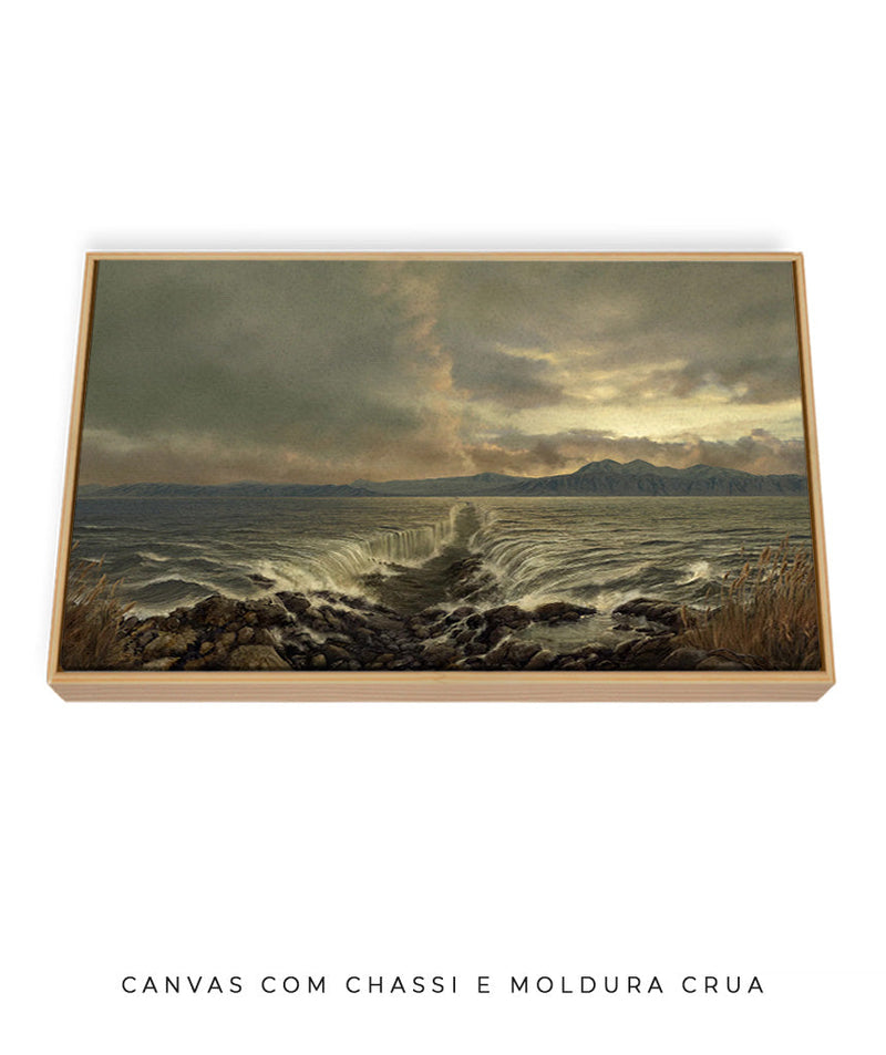 Mar Vermelho dividido: um passo de fé cria caminho no mar 🗺️🗾| Quadro Decorativo Representando a Bíblia - Decore PAZ Decore Paz
