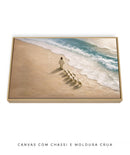 Quadro Cristão: Ele Me Guia em Águas Tranquilas | Salmo 23:2 – Arte Bíblica 4K Decore PAZ 🌊🐑