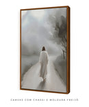 Quadro Minimalista: Caminhando com Jesus | Arte Cristã, alta resolução 4K - Autoria Própria 🙏🏼✨