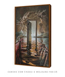 Quadro: Jesus, é o Caminho, a Verdade e a Vida | Inspirado em João 14:6 – Arte Cristã 4K Decore PAZ 🙌🏼🚪