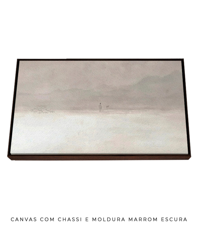 Jesus Restaurando o Cordeiro | Quadro Cristão Minimalista tons terrosos - Decore PAZ 🐑