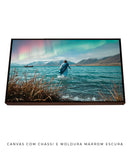 Quadro Decorativo: Jesus sobre o mar e a Aurora Boreal | Decore Paz 4K 🙏🏼🏞️