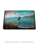 Quadro Decorativo: Jesus sobre o mar e a Aurora Boreal | Decore Paz 4K 🙏🏼🏞️