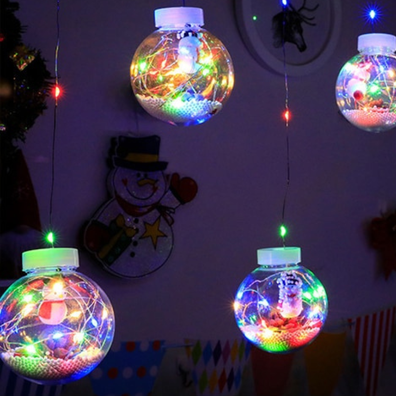 Varal de Luzes Decorativas Natal com 10 Bolinhas | Canto Decor Canto Decor
