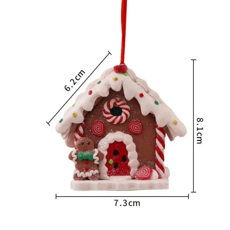Pingente Casinha Iluminada para Árvore de Natal | Canto Decor Canto Decor