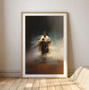 Quadro Decorativo Cristão: Jesus Salva Pedro Decore Paz
