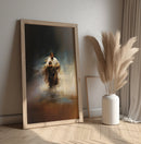 Quadro Decorativo Cristão: Jesus Salva Pedro Decore Paz