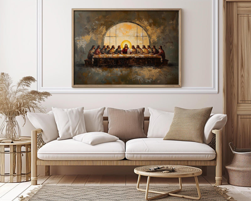 Quadro Santa Ceia Decore Paz