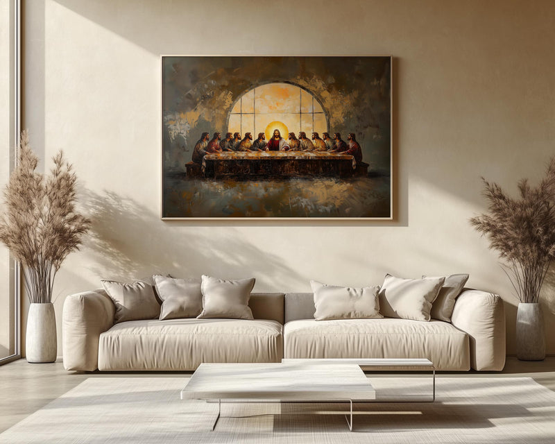 Quadro Santa Ceia Decore Paz