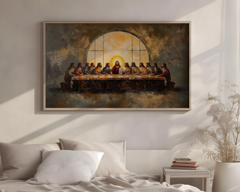 Quadro Santa Ceia Decore Paz