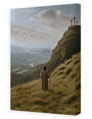 jesus no monte sozinho quadro decorativo