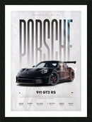 Quadro motivacional, "Porsche 911 GT3 RS" | Leve estilo, potência e desempenho demonstrados em sua parede 🏁 Decore Paz