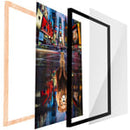 Quadro: Superação do Ano |  disciplina e mentalidade de leão em Nova York | Desenvolvimento pessoal - 🦁🏙️ | 4K - Autoria Decore PAZ