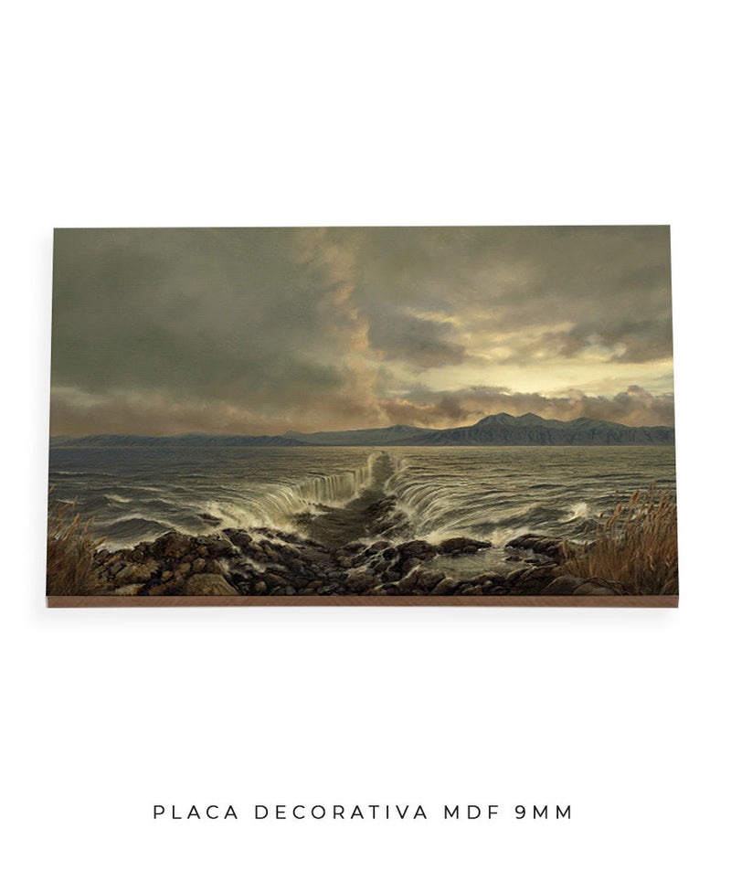 Mar Vermelho dividido: um passo de fé cria caminho no mar 🗺️🗾| Quadro Decorativo Representando a Bíblia - Decore PAZ Decore Paz