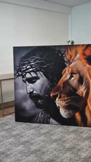 Vídeo quadro leão da tribo de Judá Decore PAZ