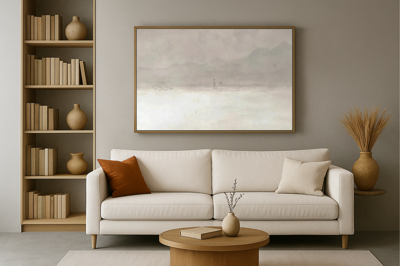 quadro para sala tons terrosos
